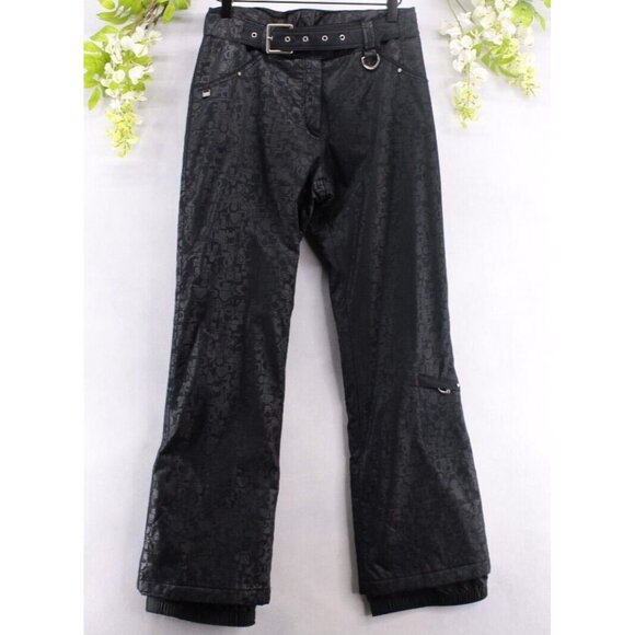 Metropolis Women's Insulate Ski Snowboard Pants Zip Pockets Black Sz 6 - Picture 1 of 14